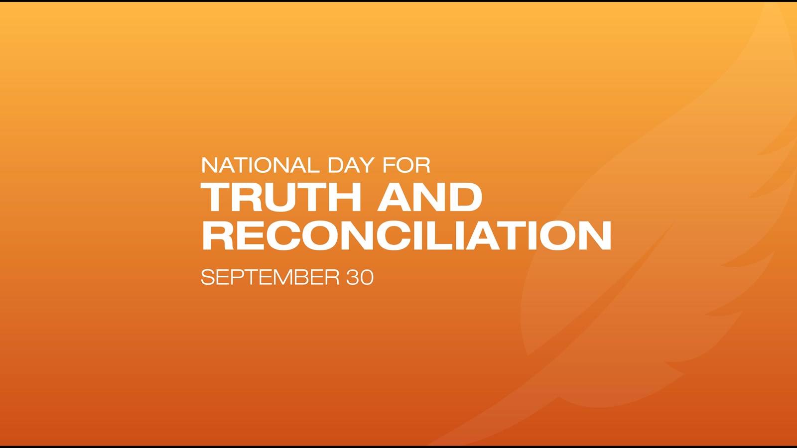 National Day For Truth And Reconciliation September 30